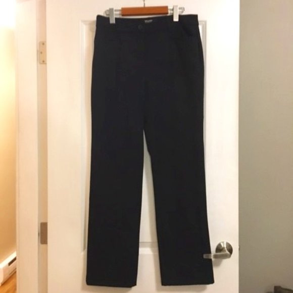 Hilary Radley Black Trouser Dress Pants Size 8 - Picture 4 of 9